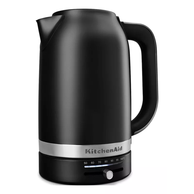 KitchenAid 5KEK1701EBM elektriskā tējkanna 1,7 l 2400 W melnā krāsā