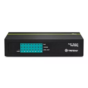 TRENDNET PoE+ slēdzis 8 portu Gigabit Greennet 8x GbE PoE+