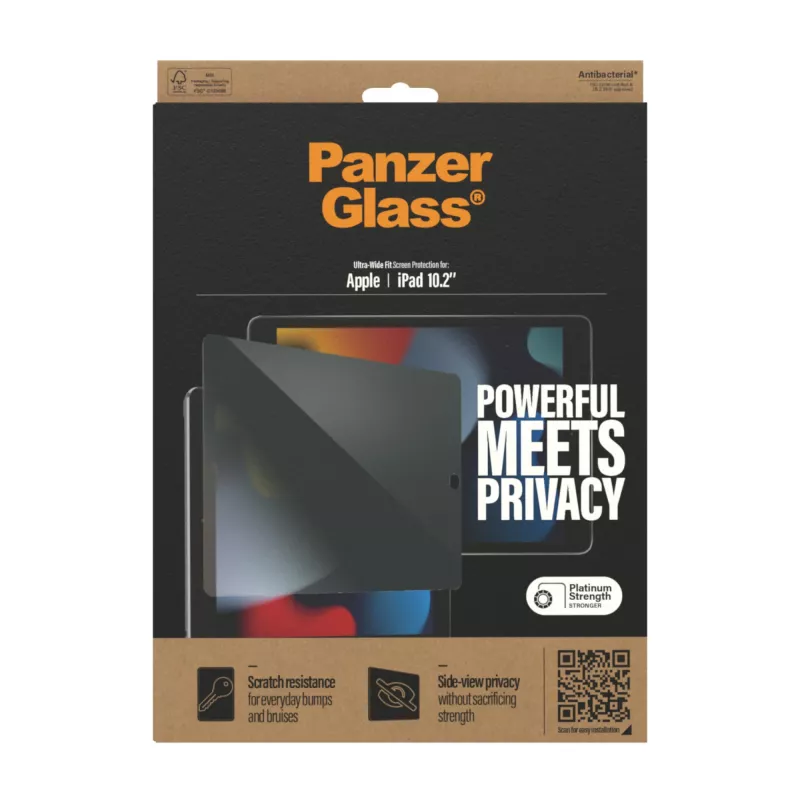 PanzerGlass ® Privātuma ekrāna aizsargs iPad 10,2″ (2019, 2020-2021)