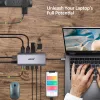 ACER 12in1 Type C Dongle Sudraba