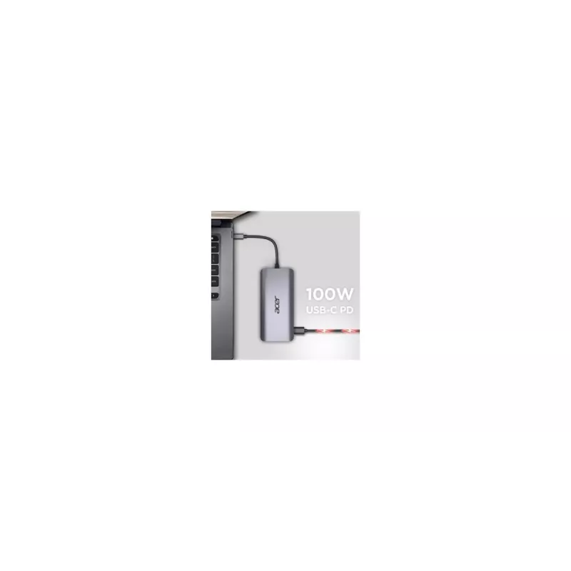 ACER 12in1 Type C Dongle Sudraba