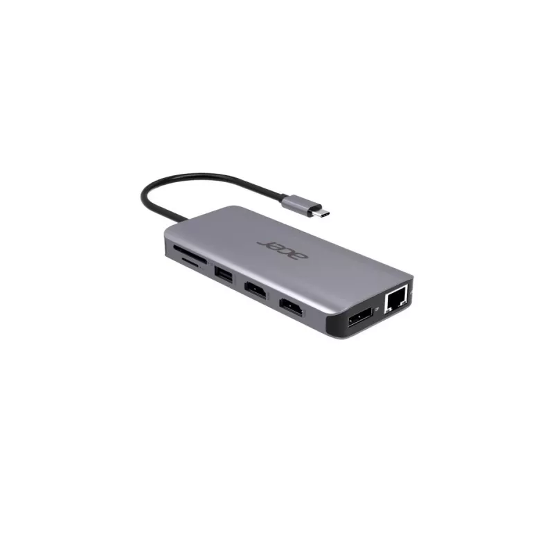 ACER 12in1 Type C Dongle Sudraba