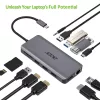 ACER 12in1 Type C Dongle Sudraba