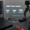 j5create JVA11-N 4K HDMI™ uztveršanas adapteris, melns, USB 3.2 Gen 1 (3.1 Gen 1), 3840 x 2160 pikseļi, alumīnijs, 0,19 m, Taivāna