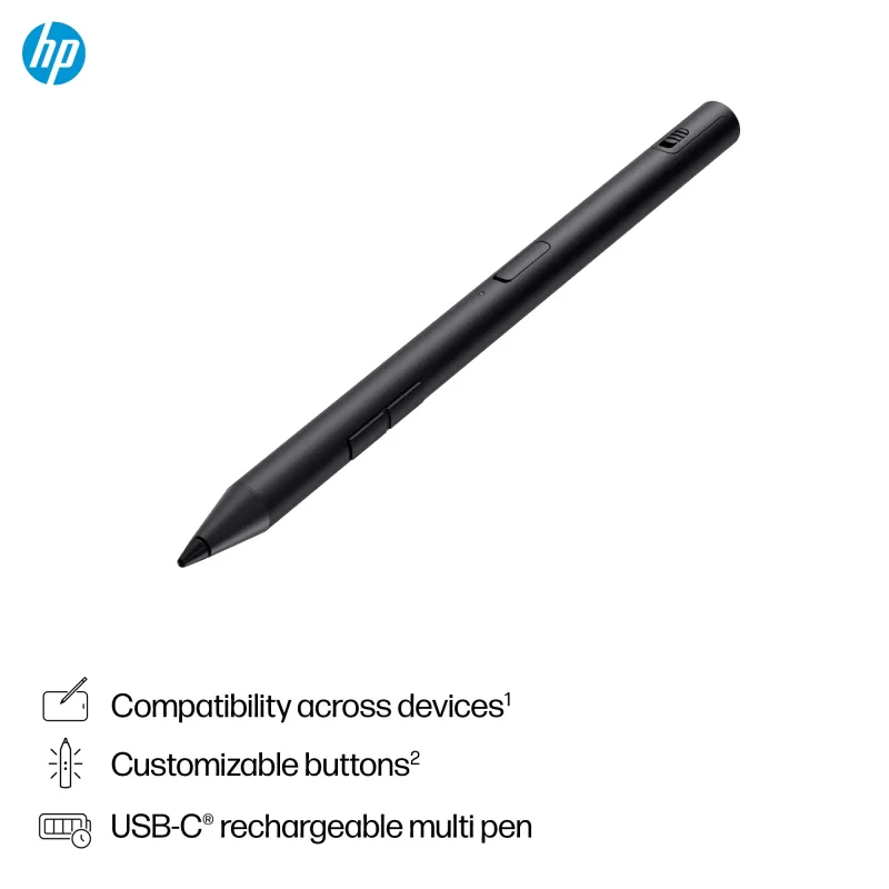 HP 705 Uzlādējamā daudzfunkciju pildspalva, Portatīvais dators, HP, Melna, Iebūvēta, Litija jonu (Li-Ion), Ķīna
