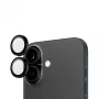 PanzerGlass® Hoops® kameras lēcas aizsargs melns iPhone 16 | 16 Plus