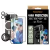 PanzerGlass ® 4-in-1 aizsardzības komplekts iPhone 16 Pro, Apple, Apple - iPhone 16 Pro, Sausā uzklāšana, Izturīgs pret skrāpējumiem, Triecienizturīgs, Caurspīdīgs, 1 gab.