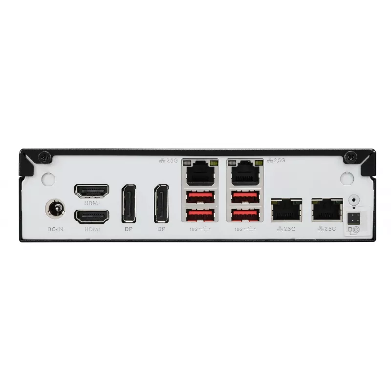 Shuttle Slim AI PC DN11H9 Intel Core Ultra 9 185H, Intel Arc grafika, 2xHDMI, 2x DP, 4x 2.5 Gbit LAN, VESA, 24/7 pastāvīga darbība