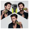 Braun Series 3 Shave&Style 300BT elektriskais skuveklis, skuveklis vīriešiem, melns/Volt zaļš