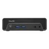 Shuttle Nano PC NE10N, Intel N 100, 1x HDMI, 1x DP, 6x USB, 1x LAN, bez ventilatora, 24/7 nepārtraukta darbība, iekļauts VESA