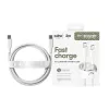 PanzerGlass empower™ by ® Racing 240W USB-C–USB-C kabelis | USB 2.0 | 2 m | sudrabaini balts