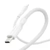 PanzerGlass empower™ by ® Racing 240W USB-C–USB-C kabelis | USB 2.0 | 2 m | sudrabaini balts