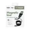 PanzerGlass empower™ by ® Magnetic 240W USB-C uz USB-C kabelis | USB 2.0 | 1,5M | Space Melns