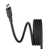 PanzerGlass empower™ by ® Magnetic 240W USB-C uz USB-C kabelis | USB 2.0 | 1,5M | Space Melns