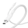 PanzerGlass empower™ by ® Racing 60W USB-C uz USB-C kabelis | USB 2.0 | 2 m | sudrabaini balts
