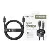 PanzerGlass empower™ by ® Racing 240W USB-C uz USB-C kabelis | USB 2.0 | 1,2 m | Kosmiskais melns