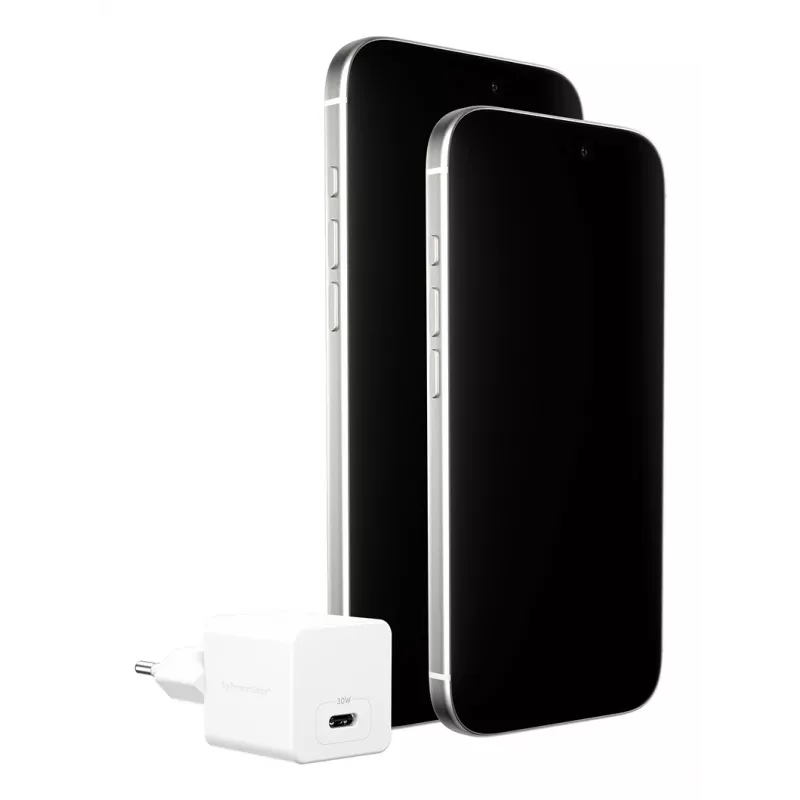 PanzerGlass empower™ by ® Turbo 30W Charger Single USB-C | EU Plug | Silver balta