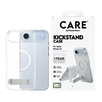 PanzerGlass CARE™ by ® maciņš caurspīdīgs ar statīvu un MagSafe iPhone Air