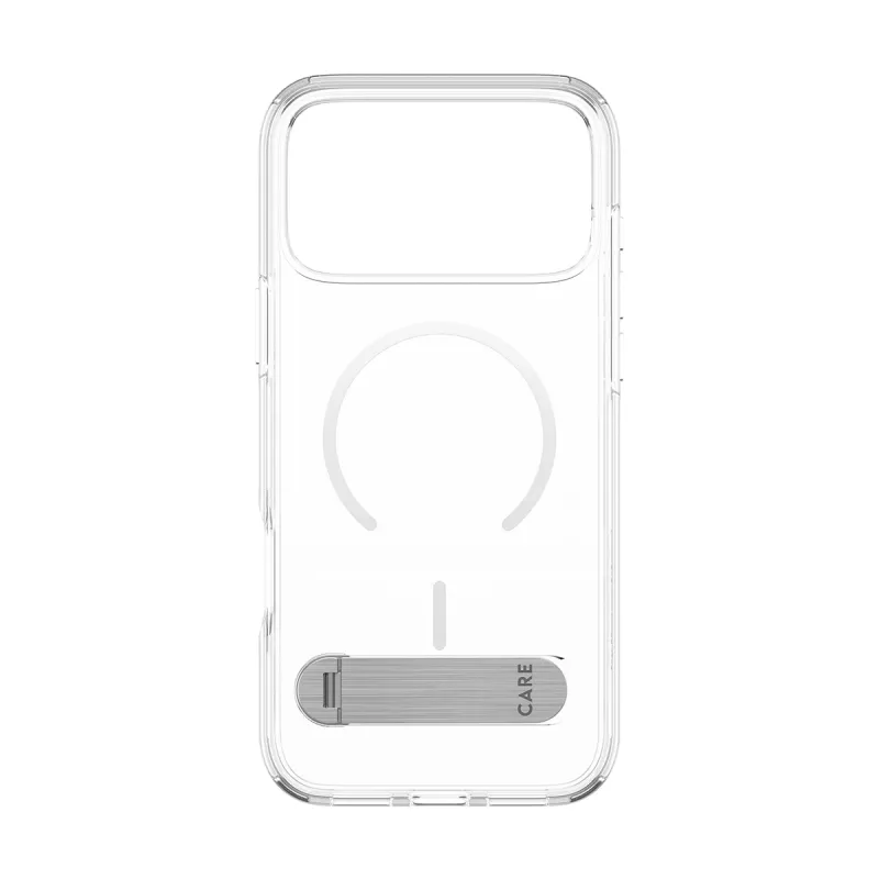 PanzerGlass CARE™ by ® Case Caurspīdīgs ar Statīvu un MagSafe iPhone 17 Pro Max