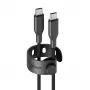 PanzerGlass empower™ by ® Racing 60W USB-C uz USB-C kabelis | USB 2.0 | 2M | Space Melns
