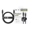 PanzerGlass empower™ by ® Racing 60W USB-C uz USB-C kabelis | USB 2.0 | 2M | Space Melns