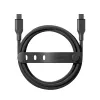 PanzerGlass empower™ by ® Racing 60W USB-C uz USB-C kabelis | USB 2.0 | 2M | Space Melns