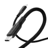 PanzerGlass empower™ by ® Racing 60W USB-C uz USB-C kabelis | USB 2.0 | 2M | Space Melns