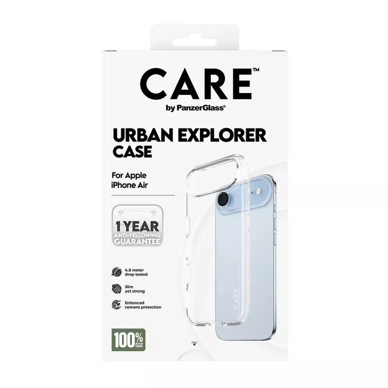 PanzerGlass CARE™ by ® Urban Explorer futrālis caurspīdīgs iPhone Air