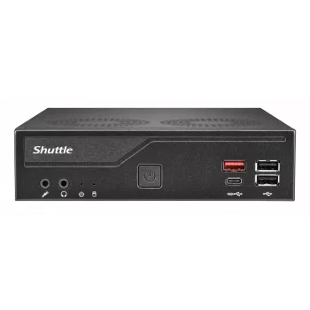 Dators Shuttle Barebone slim DH810 Intel SO-DDR5 melns DH810 SHUTTLE