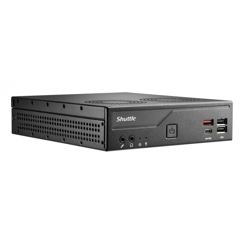 Dators Shuttle Barebone slim DH810 Intel SO-DDR5 melns DH810 SHUTTLE