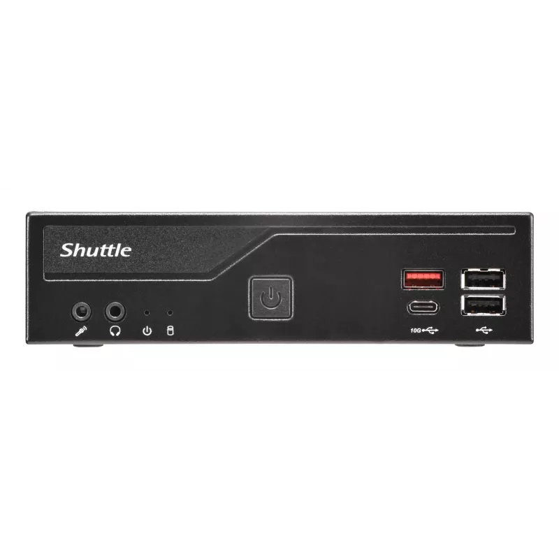 Dators Shuttle Barebone slim DH810 Intel SO-DDR5 melns DH810 SHUTTLE