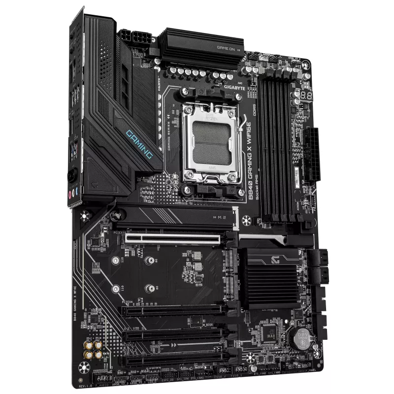 Mātesplate GIGABYTE B840 GAMING X WIFI6E, AMD B550, Socket AM5, ATX