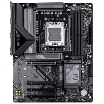 GIGABYTE B840 EAGLE WIFI6E mātesplate - AMD Ryzen 9000 CPU, 8+2+2 fāžu VRM, līdz 8200MHz DDR5(O.C.), 2xPCIe 4.0 + 1xPCIe 3.0 M.2, Wi-Fi 6E, 2.5GbE LAN, USB 3.2 Gen 2