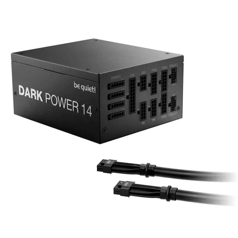 be quiet! Dark Power 14 1200 W - 80 Plus Titanium barošanas bloks 20+4 kontaktu ATX ATX Melns