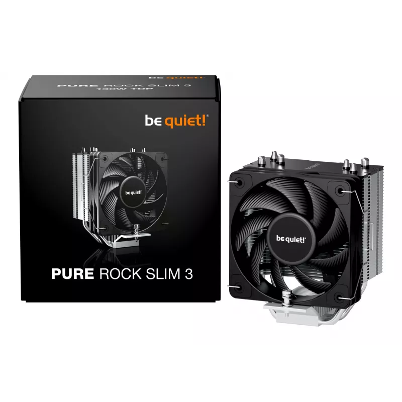 be quiet Pure Rock plāns 3 Procesora gaisa dzesētājs 10 cm Sudraba 1 gab.