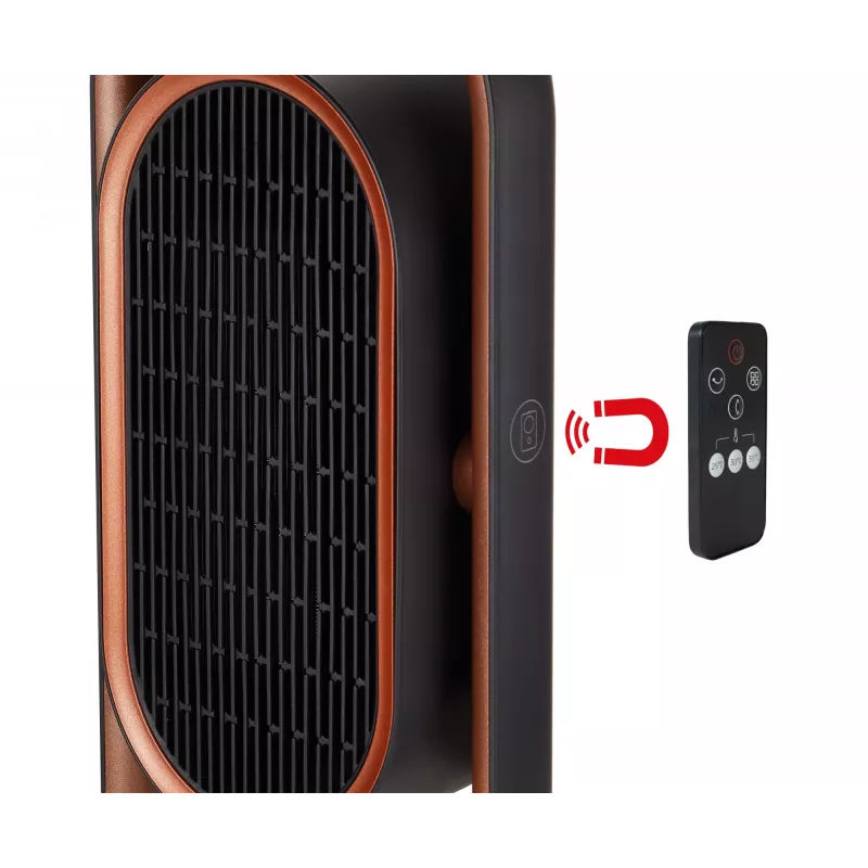 Unold Ceramic Fan Heater 3D, Ventilatora elektriskais telpu sildītājs, Keramikas, -45 - 45°, 80°, 8 h, 1,5 m