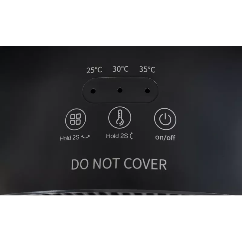 Unold Ceramic Fan Heater 3D, Ventilatora elektriskais telpu sildītājs, Keramikas, -45 - 45°, 80°, 8 h, 1,5 m