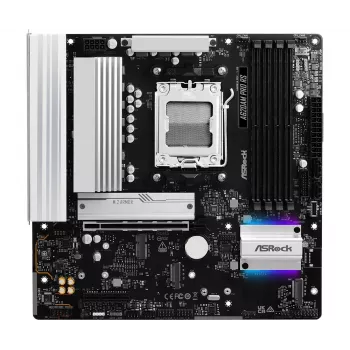 ASRock mātesplate A620AM Pro Rs AM5 AMD A620A 4 X DDR5 1 X HDMI 2.1 Tmds/frl 8g Saderīga 1 X DisplayPort 1.4 Ar DSC mATX
