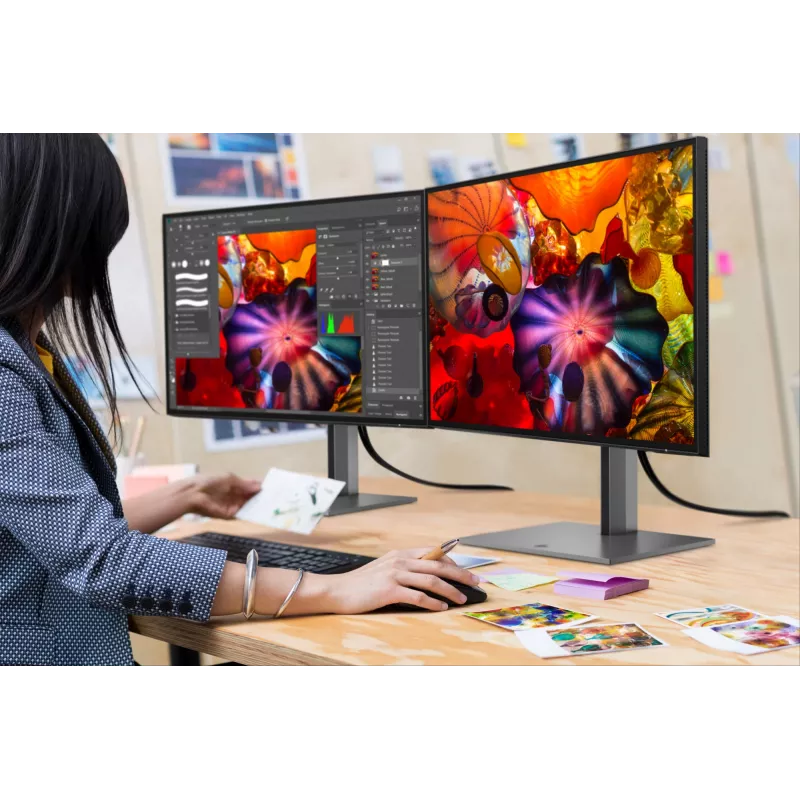HP Z25xs G3 datora monitors 63,5 cm (25 colli) 2560 x 1440 pikseļi Quad HD Melns