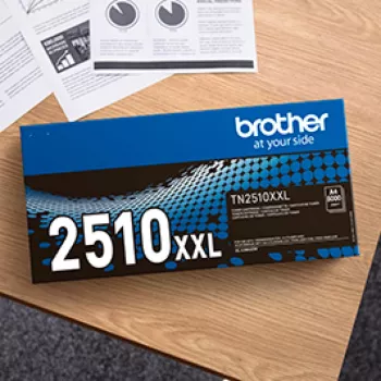Toner Brother TN2510XXL XXL, melns, 3000 lpp., 1 gab.
