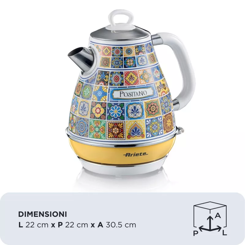 Elektriskā tējkanna Ariete 2869/0P 1.7L 2200W Daudzkrāsaina dzeltena