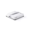 Logu tīrītājs Ecovacs WINBOT MINI — piesūkšanās, akumulators Li‑Ion, min logs 22×25 cm, 1.3 kg, 215×215×55 mm, pelēks/balts
