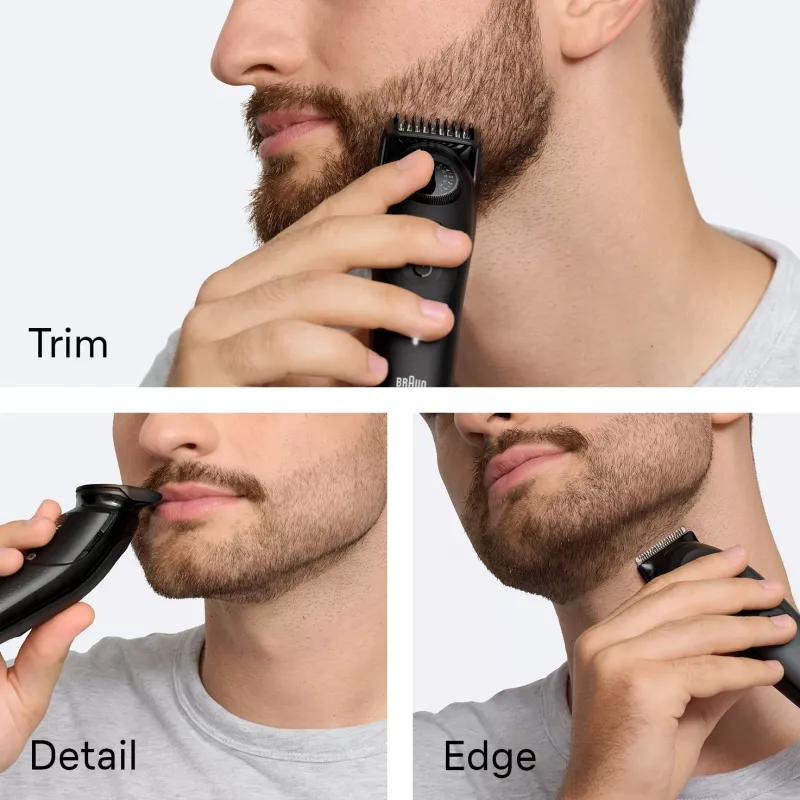 Braun BeardTrimmer 5 BT5560 bārdas trimmeris, akumulators, 40, 2 cm, slapjš/sauss, melns