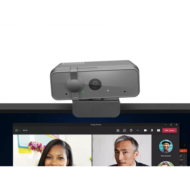 Lenovo GXC1S15023 tīmekļa kamera 1920 x 1080 pikseļi USB 2.0 Pelēka