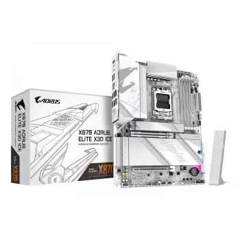 Mātesplate GIGABYTE X870 AORUS ELITE X3D ICE, AMD X870, Socket AM5, ATX