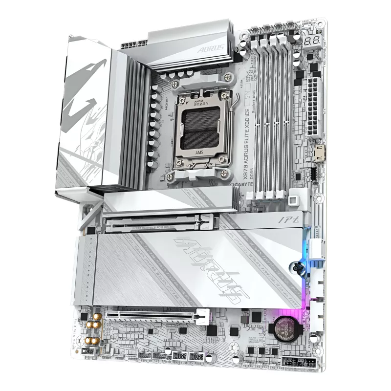 Mātesplate GIGABYTE X870 AORUS ELITE X3D ICE, AMD X870, Socket AM5, ATX