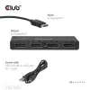 CLUB3D Quad DisplayPort™ Hub – 4 x 4K izšķirtspēja @ 30Hz, MST atbalsts
