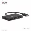 CLUB3D Quad DisplayPort™ Hub – 4 x 4K izšķirtspēja @ 30Hz, MST atbalsts
