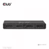 CLUB3D Quad DisplayPort™ Hub – 4 x 4K izšķirtspēja @ 30Hz, MST atbalsts