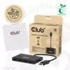 CLUB3D Quad DisplayPort™ Hub – 4 x 4K izšķirtspēja @ 30Hz, MST atbalsts